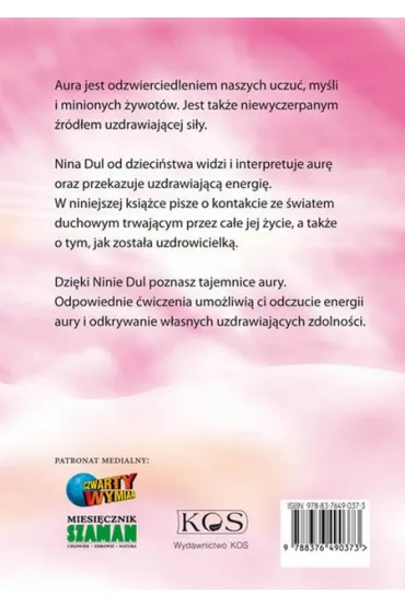 Terapia Aur�. Uzdrawianie poprzez pole energetyczne cz�owieka - Nina Dul